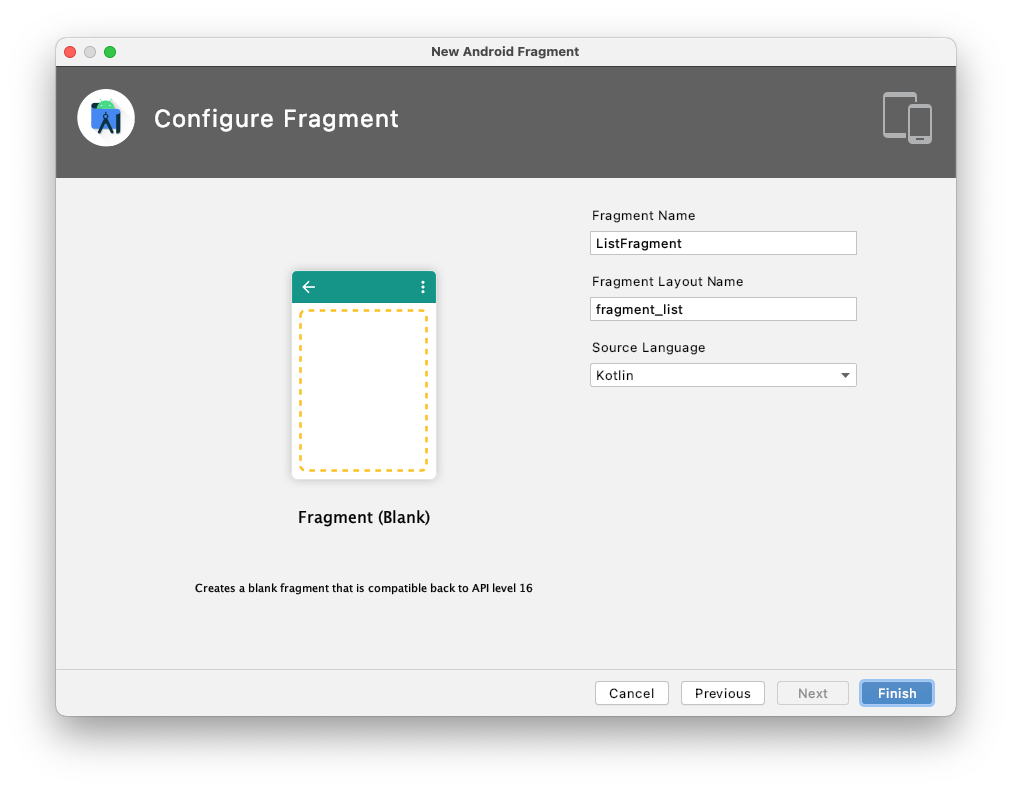 room 003 configure fragment