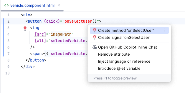 vhcl 010 create method