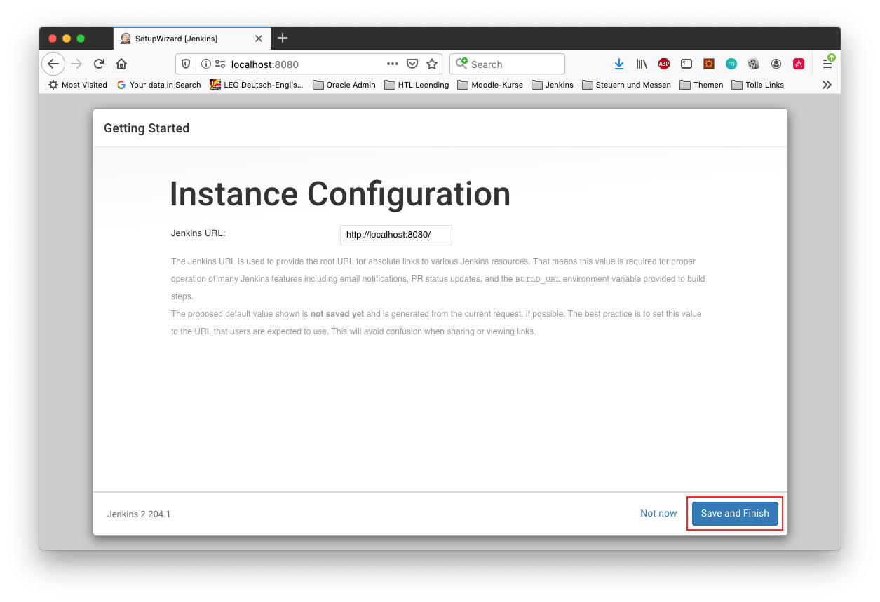 jenkins 0060 instance configuration