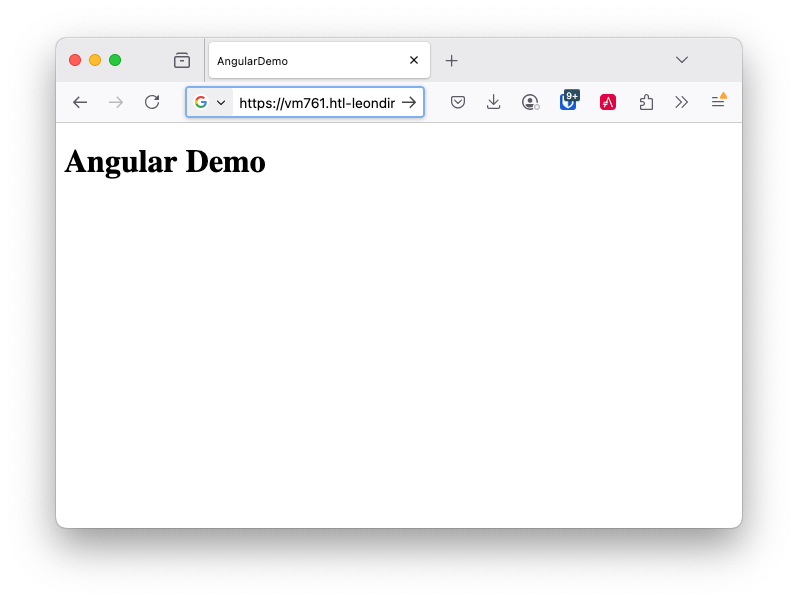 website with https